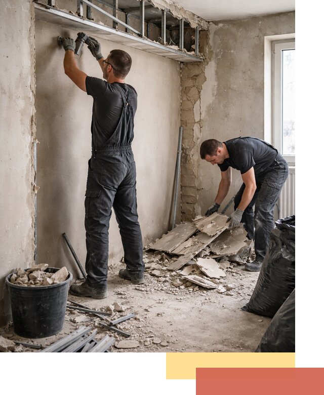 Демонтаж короба из гипсокартона в Петропавловске-Камчатском быстро и аккуратно