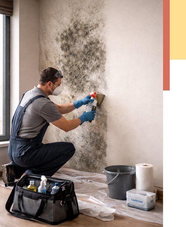 Удаление плесени со стен в Петропавловске-Камчатском от 2228 руб. — быстро и недорого | ОТДЕЛОЧНИК-Птк