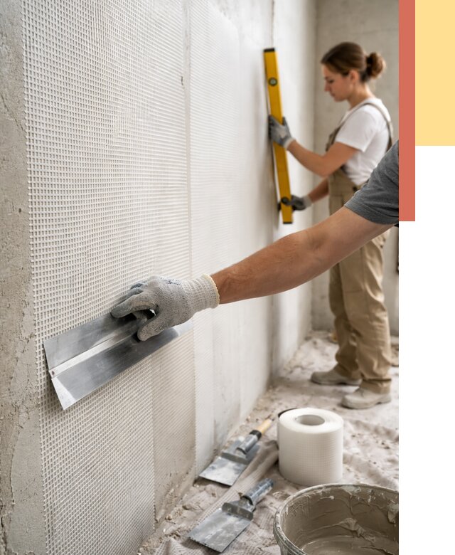 Армирование стен стеклосеткой в Петропавловске-Камчатском от 3316 руб. под ключ | ОТДЕЛОЧНИК-Птк