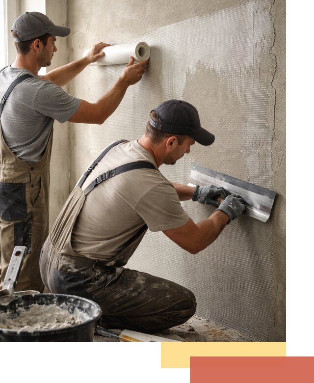 Армирование стен стеклосеткой в Петропавловске-Камчатском для прочной отделки