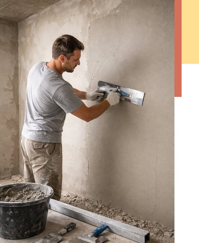 Штукатурка стен без маяков в Петропавловске-Камчатском от 7460 руб/м2 — услуги и цена | ОТДЕЛОЧНИК-Птк