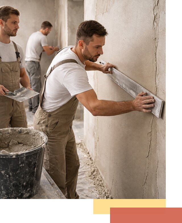 Штукатурка стен без маяков в Петропавловске-Камчатском быстро и качественно