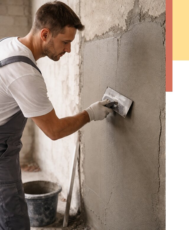 Штукатурка стен под плитку в Петропавловске-Камчатском от 4352 руб./м2 — выравнивание под плитку | ОТДЕЛОЧНИК-Птк