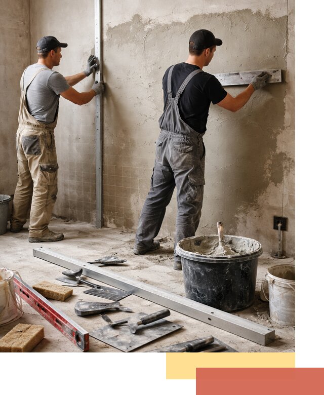 Профессиональная штукатурка стен под плитку в Петропавловске-Камчатском