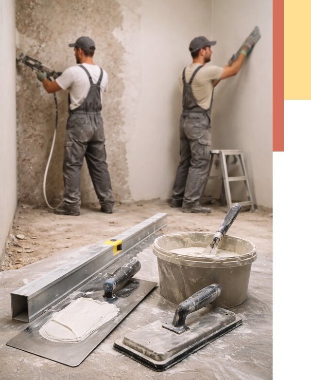 Штукатурка стен под обои в Петропавловске-Камчатском от 4662 руб./м2 — выравнивание под обои | ОТДЕЛОЧНИК-Птк