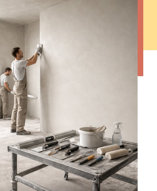 Штукатурка стен под покраску в Петропавловске-Камчатском от 4662 руб./м² — качественно и недорого | ОТДЕЛОЧНИК-Птк