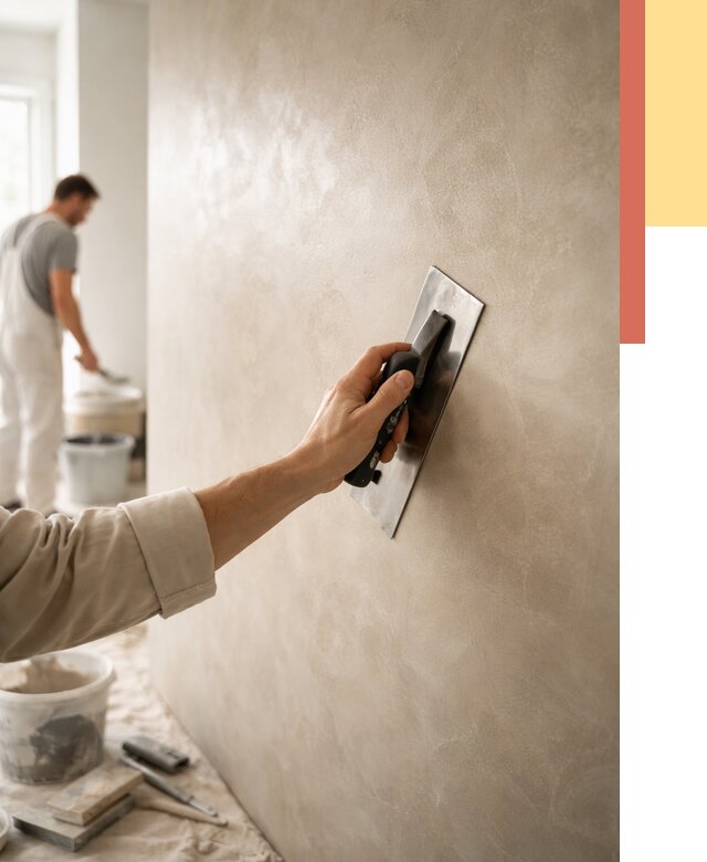 Венецианская штукатурка в Петропавловске-Камчатском от 3626 руб/м² — нанесение стен под ключ | ОТДЕЛОЧНИК-Птк