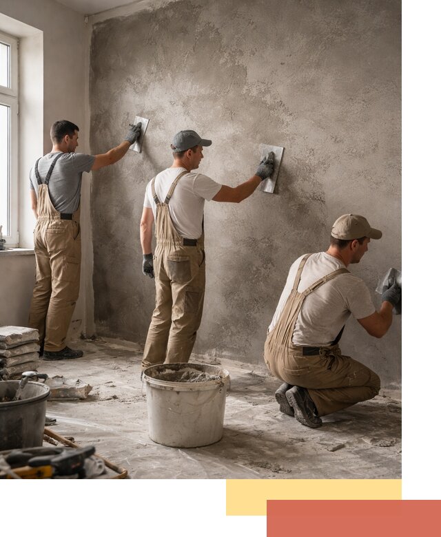 Декоративная штукатурка под бетон в Петропавловске-Камчатском для стен и потолков