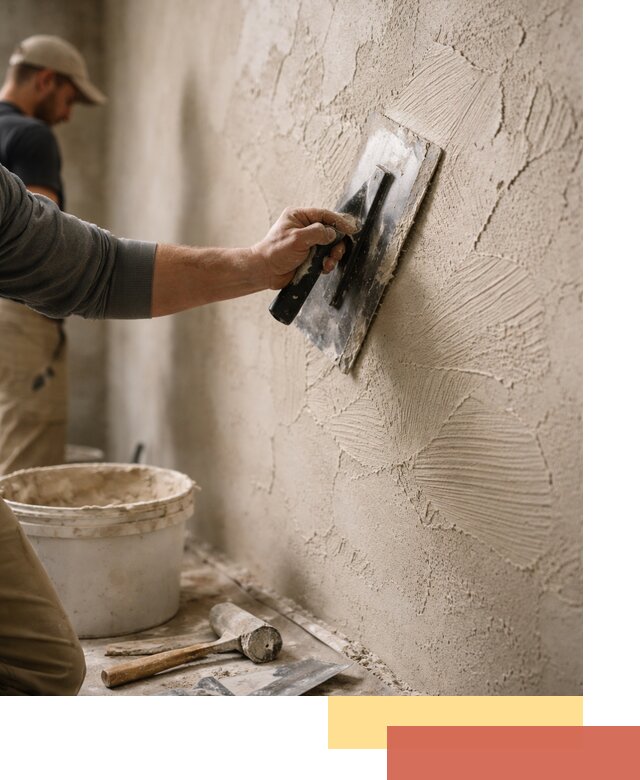 Фактурная штукатурка стен в Петропавловске-Камчатском — монтаж, отделка, реставрация