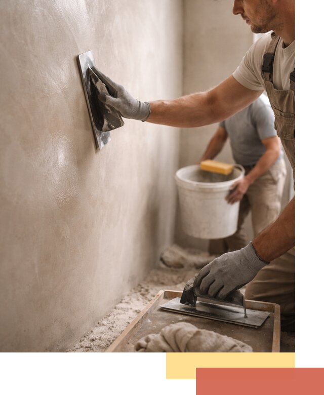 Нанесение марокканской штукатурки таделакт в Петропавловске-Камчатском
