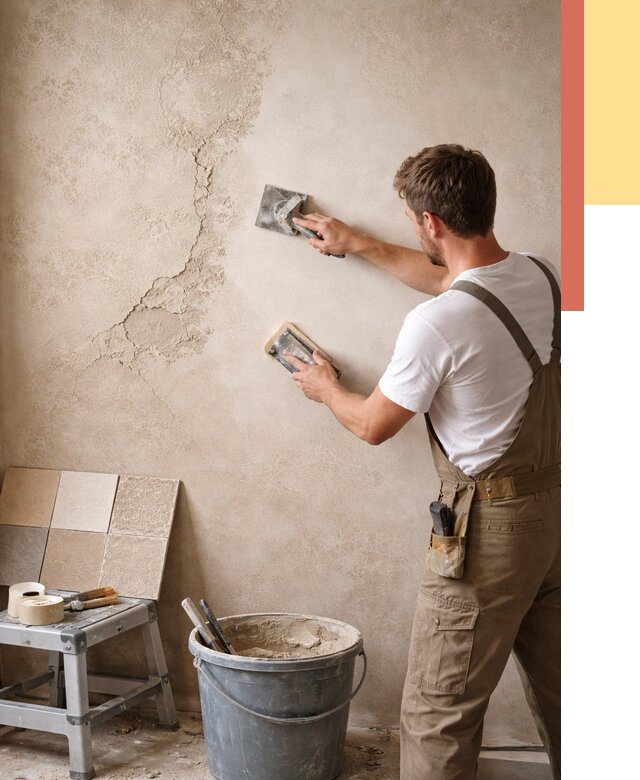 Ремонт декоративной штукатурки в Петропавловске-Камчатском от 4662 руб. под ключ | ОТДЕЛОЧНИК-Птк