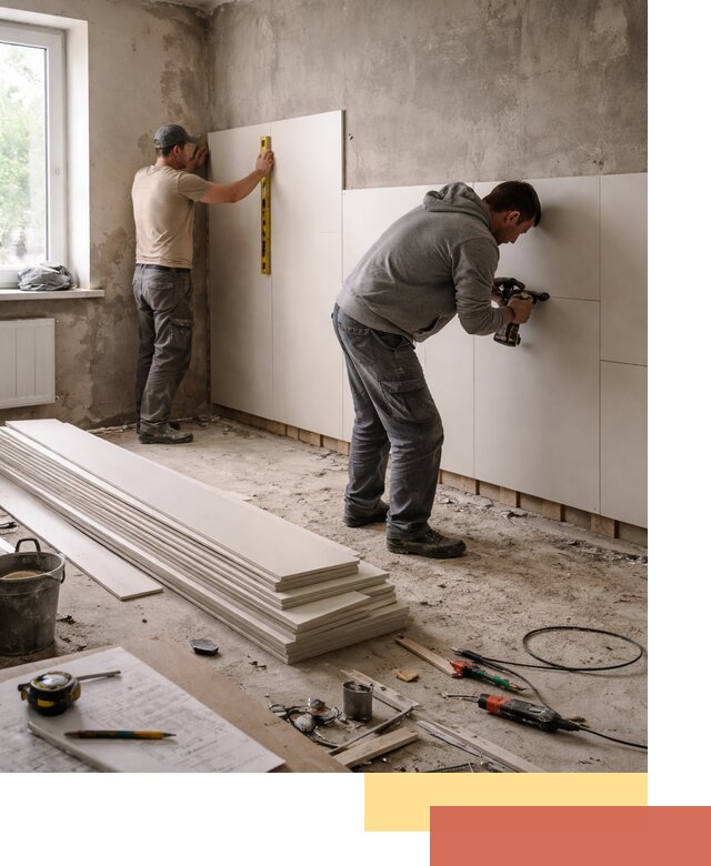 Монтаж ПВХ панелей на стены в Петропавловске-Камчатском качественно и быстро