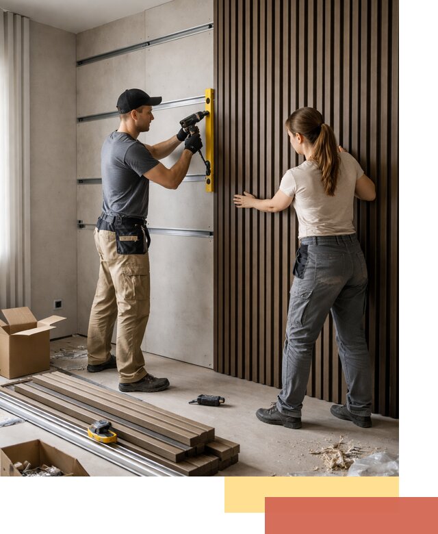 Монтаж реечных панелей на стены в Петропавловске-Камчатском