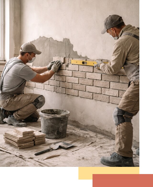 Монтаж декоративного кирпича профессионально в Петропавловске-Камчатском