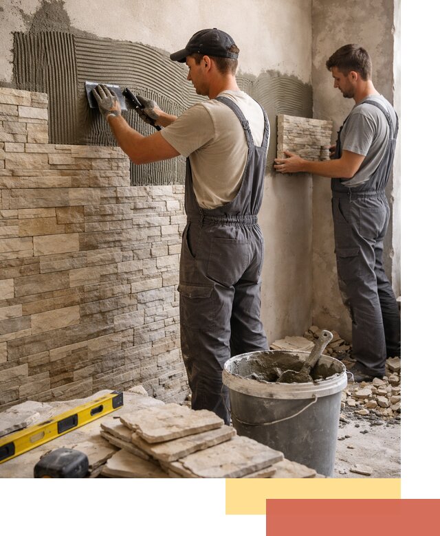 Монтаж искусственного камня в Петропавловске-Камчатском — облицовка стен и фасадов