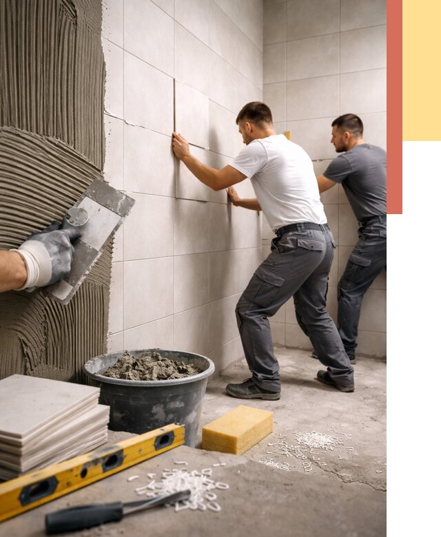 Укладка плитки на стены в Петропавловске-Камчатском от 881 руб. — качественно и недорого | ОТДЕЛОЧНИК-Птк