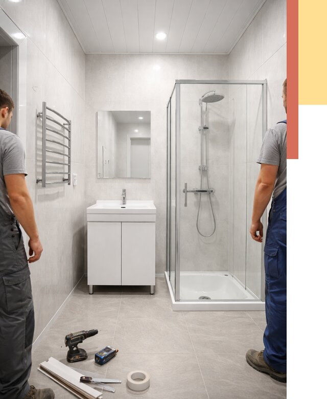 Отделка ванной комнаты панелями ПВХ в Петропавловске-Камчатском от 4662 руб. за м2 | ОТДЕЛОЧНИК-Птк