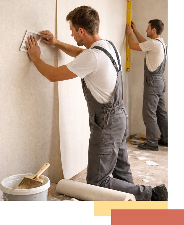 Поклейка бумажных обоев в Петропавловске-Камчатском качественно и недорого