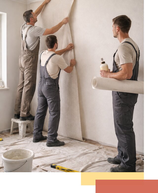 Оклейка стен обоями в Петропавловске-Камчатском — качественно и профессионально