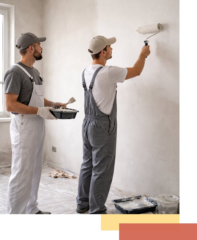 Покраска стен водоэмульсионной краской в Петропавловске-Камчатском