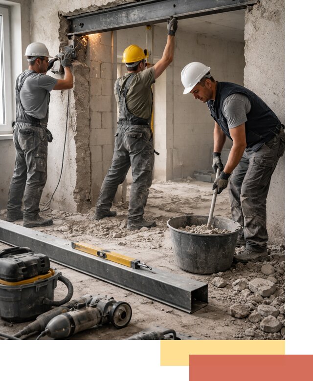 Создание проемов в стенах и несущих конструкциях в Петропавловске-Камчатском