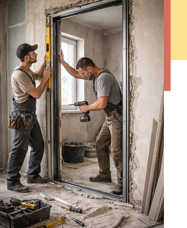 Закладка дверного проема в Петропавловске-Камчатском от 3626 руб. — быстро и недорого | ОТДЕЛОЧНИК-Птк