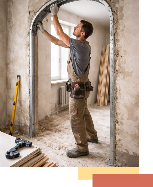 Устройство арочного проема в Петропавловске-Камчатском под ключ