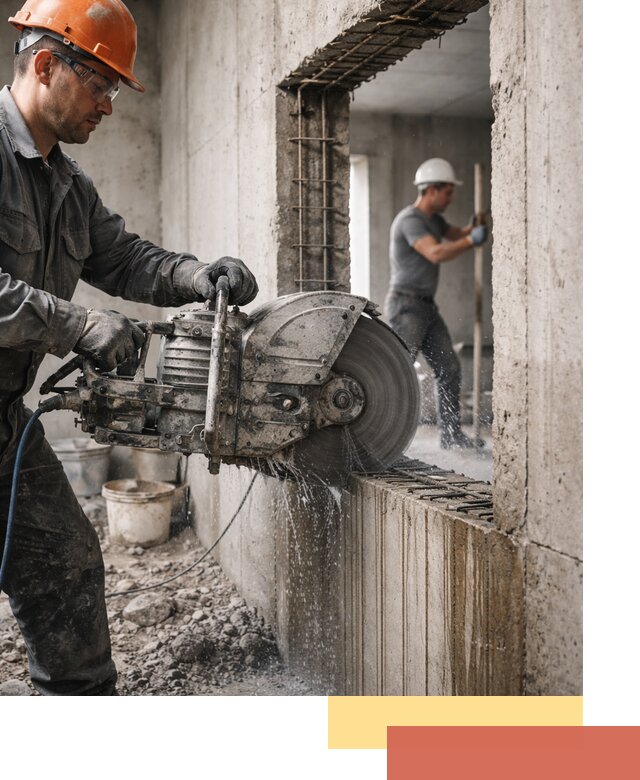 Алмазная резка проемов в Петропавловске-Камчатском быстро и точно