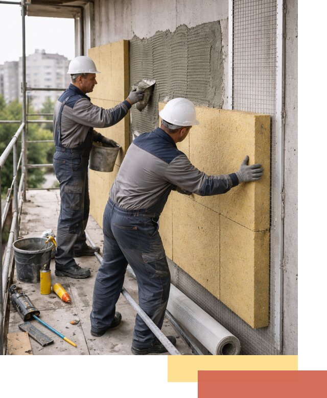 Утепление стен зданий и домов в Петропавловске-Камчатском качественно и надежно