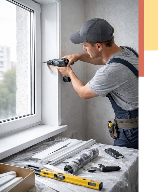 Установка пластиковых откосов в Петропавловске-Камчатском от 2331 руб. | ОТДЕЛОЧНИК-Птк монтаж, быстро и недорого