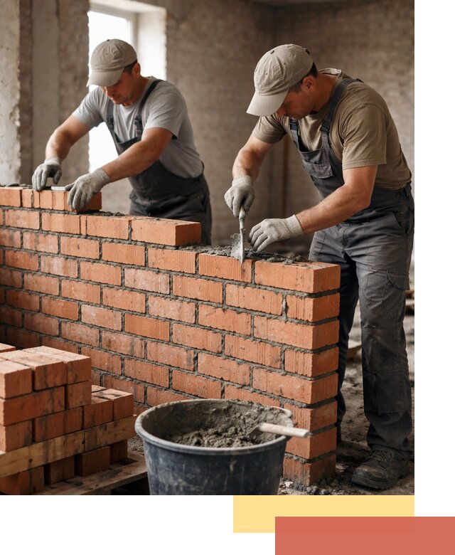 Кладка кирпичных перегородок под ключ в Петропавловске-Камчатском