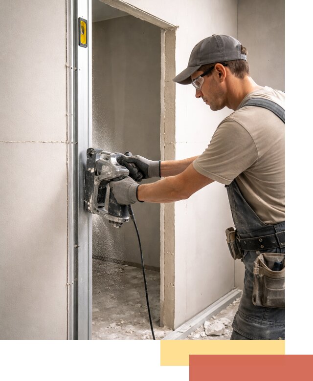 Устройство дверного проема в перегородке в Петропавловске-Камчатском