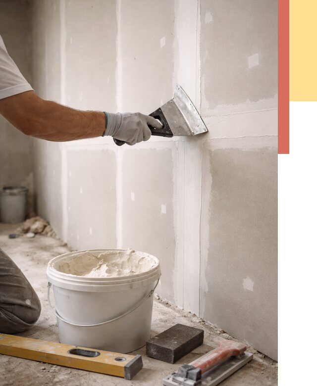 Шпаклевка перегородок из гипсокартона в Петропавловске-Камчатском от 2590 руб. — услуги ОТДЕЛОЧНИК-Птк