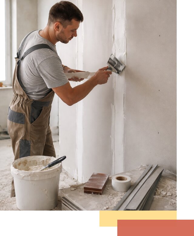 Шпаклевка перегородок из гипсокартона в Петропавловске-Камчатском качественно и быстро