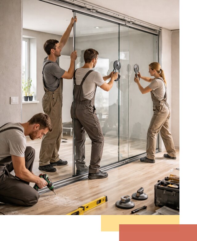 Изготовление стеклянных перегородок на заказ в Петропавловске-Камчатском