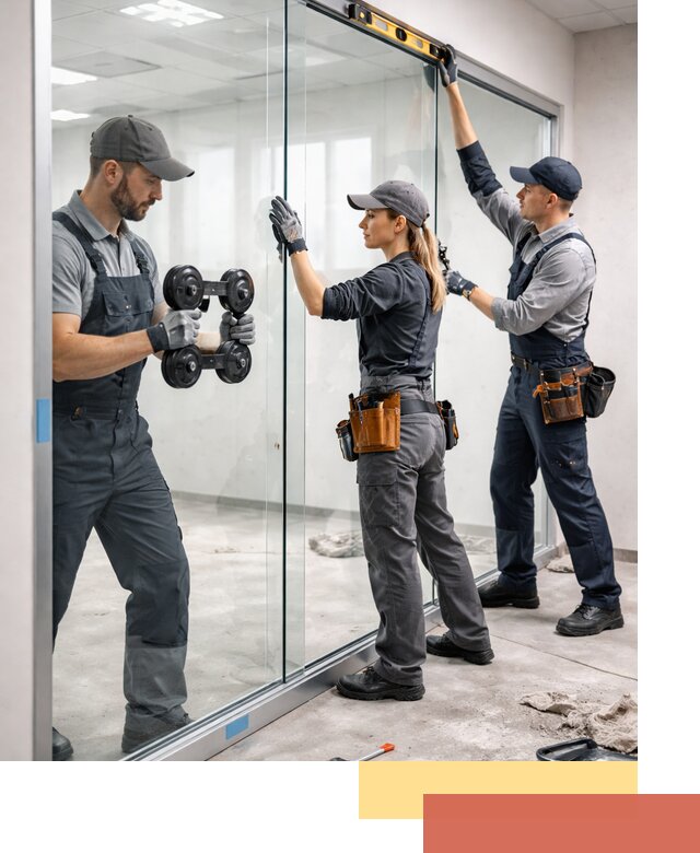 Профессиональный монтаж стеклянных перегородок в Петропавловске-Камчатском