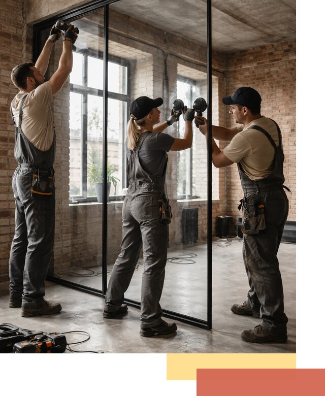 Стеклянные перегородки лофт — изготовление и монтаж в Петропавловске-Камчатском