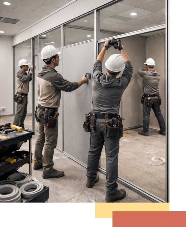 Мобильные офисные перегородки под ключ в Петропавловске-Камчатском