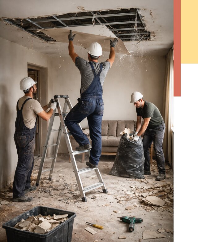 Демонтаж гипсокартонного потолка в Петропавловске-Камчатском от 435 руб. за м2 — ОТДЕЛОЧНИК-Птк