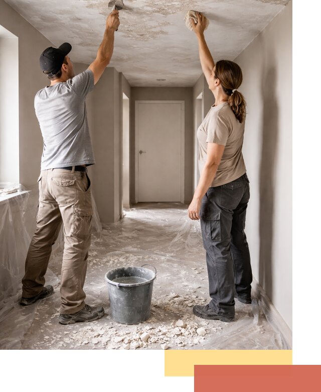 Удаление побелки с потолка в Петропавловске-Камчатском — быстро и аккуратно