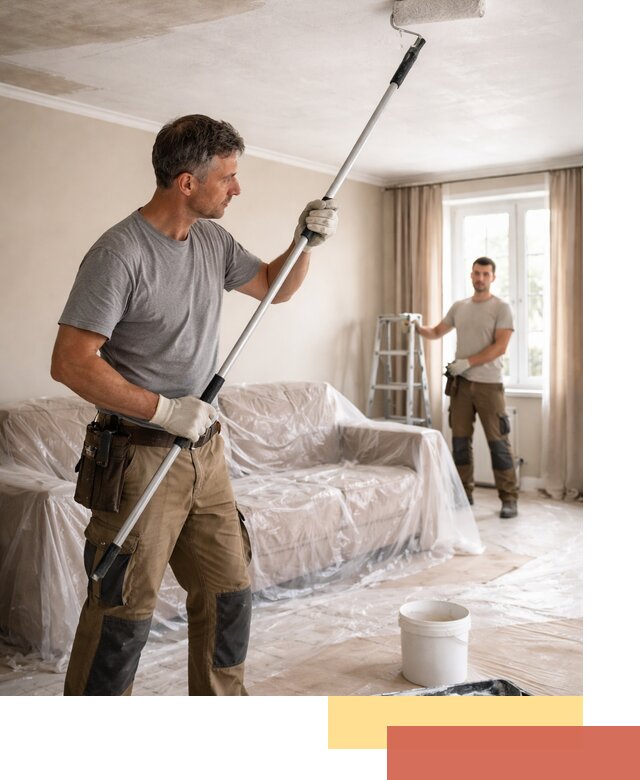 Грунтовка потолка в Петропавловске-Камчатском — подготовка под покраску и отделку