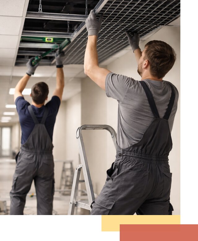 Монтаж потолка Грильято в Петропавловске-Камчатском: установка под ключ качественно