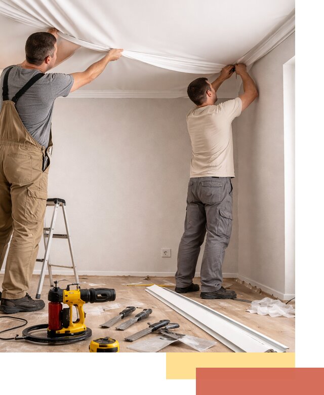 Монтаж ПВХ натяжного потолка в Петропавловске-Камчатском качественно и быстро