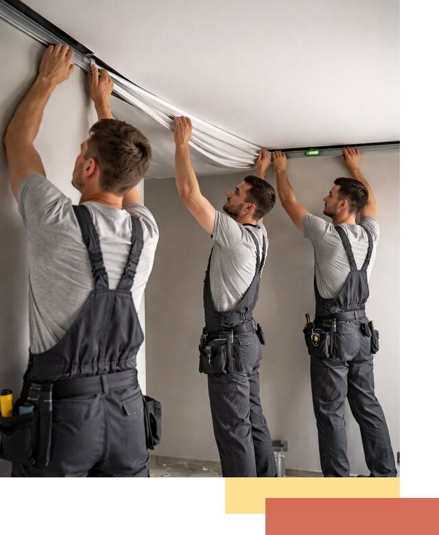 Теневые натяжные потолки в Петропавловске-Камчатском: монтаж и отделка быстро и качественно