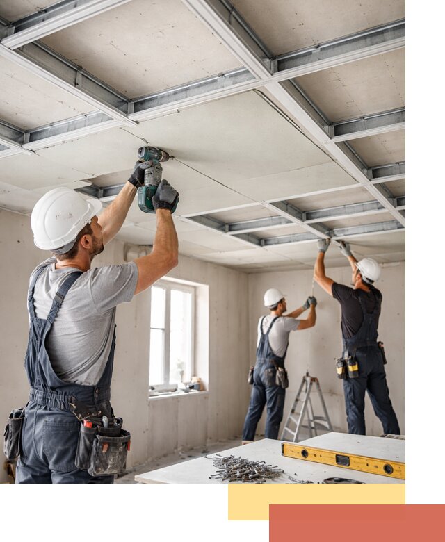 Кессонный потолок из гипсокартона под ключ в Петропавловске-Камчатском