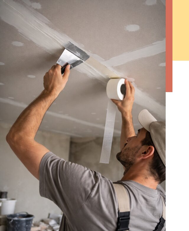 Обработка швов потолка ГКЛ в Петропавловске-Камчатском от 7771 руб. под ключ | ОТДЕЛОЧНИК-Птк