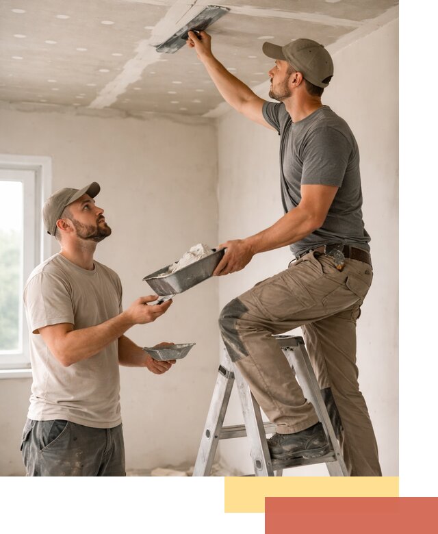 Шпаклевка потолка из гипсокартона в Петропавловске-Камчатском качественно и быстро