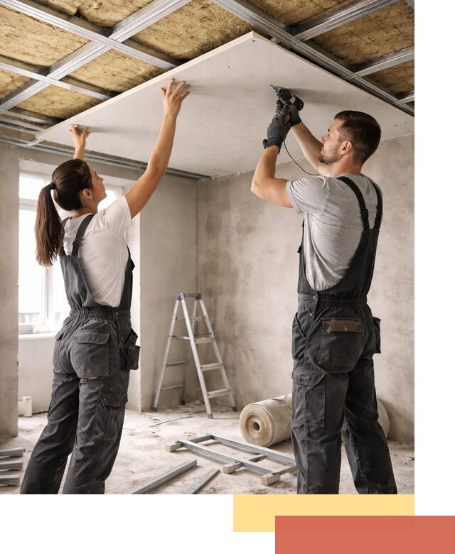 Звукоизоляция потолка из ГКЛ в Петропавловске-Камчатском профессионально и надежно