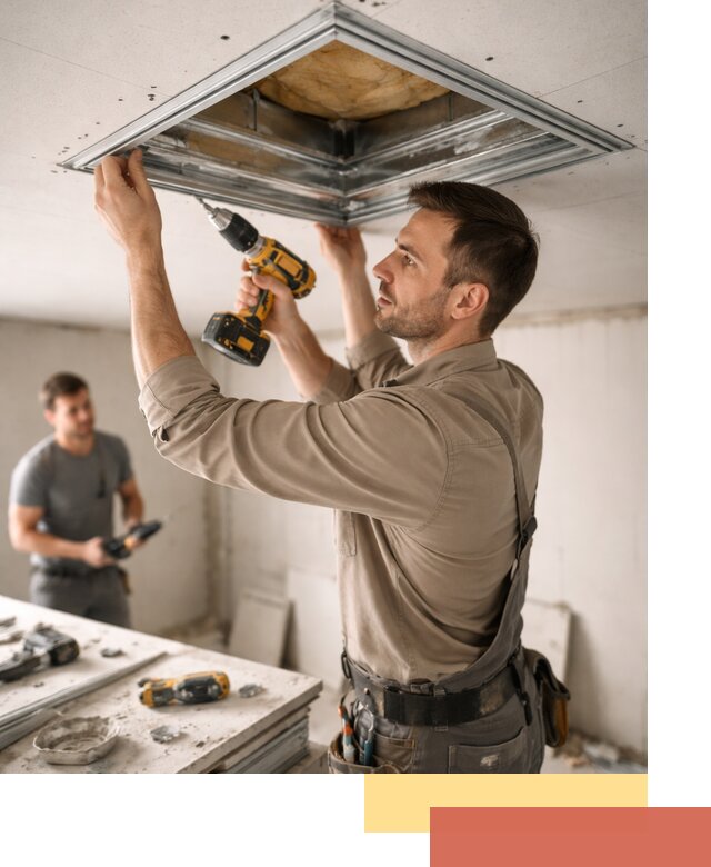 Монтаж люка в потолок из ГКЛ в Петропавловске-Камчатском