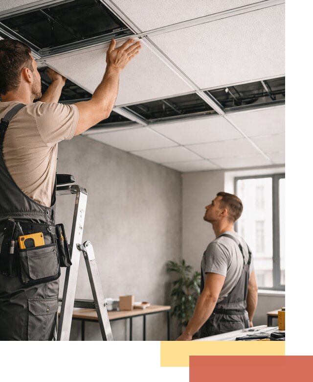 Монтаж потолочной плитки в Петропавловске-Камчатском качественно и в срок